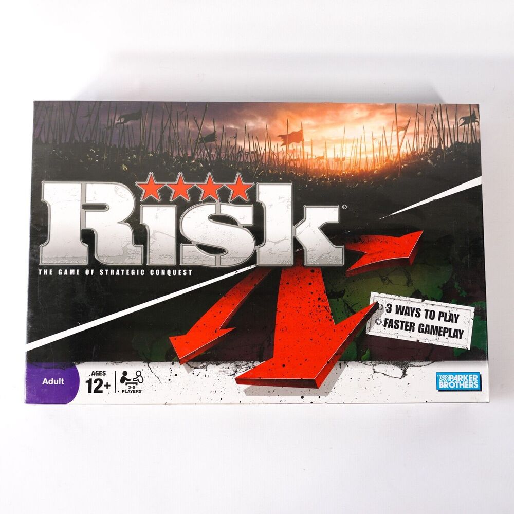 Risk World Conquest Strategy Board Game Toy Parker Brother Hasbro 2008 NIB New